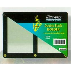Double Black Card Holder by Ultra Pro