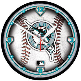 Florida Marlins Wall Clock