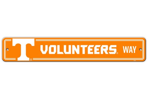 Tennessee Volunteers Sign 4x24 Plastic Street Style