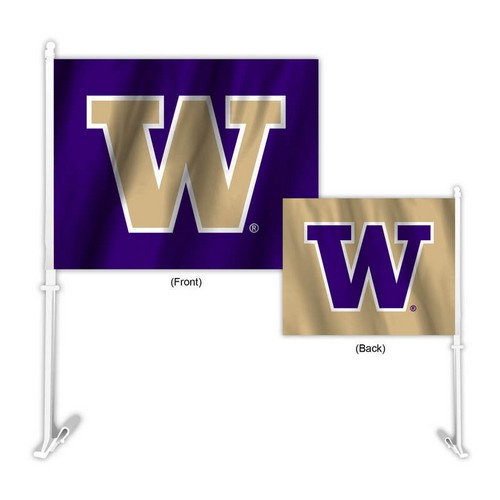 Washington Huskies Flag Car Style Home-Away Design