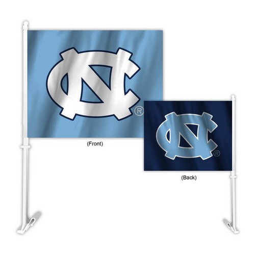 North Carolina Tar Heels Flag Car Style Home-Away Design