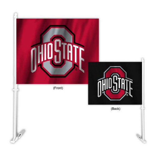 Ohio State Buckeyes Flag Car Style Home-Away Design