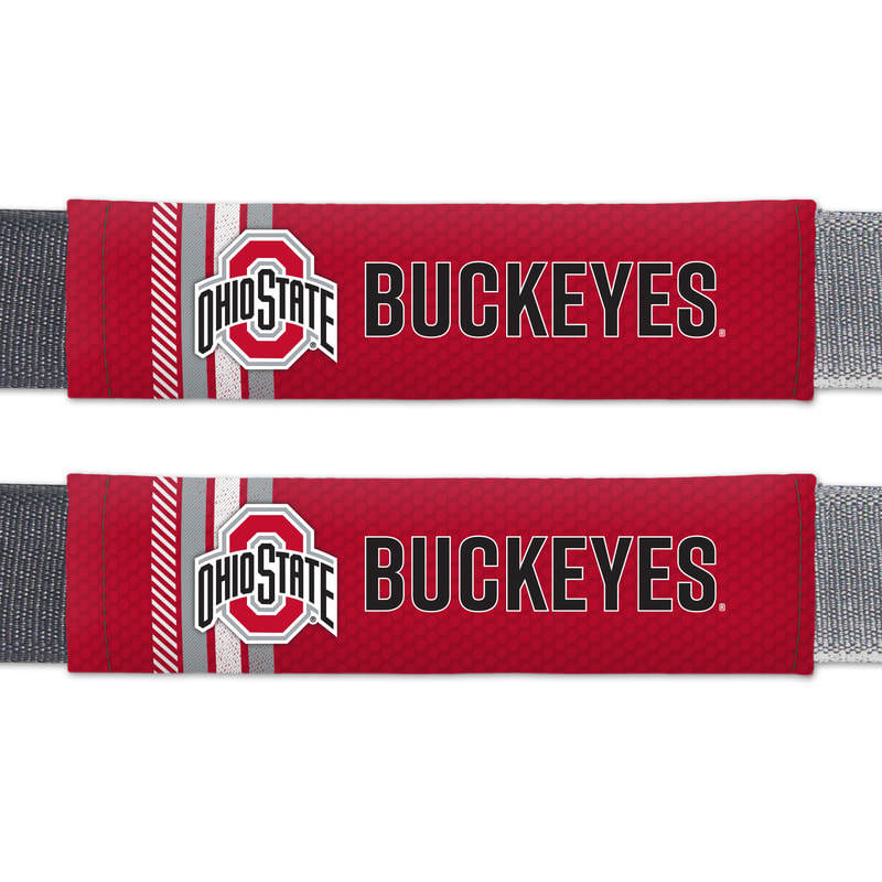 Ohio State Buckeyes Seat Belt Pads Rally Design