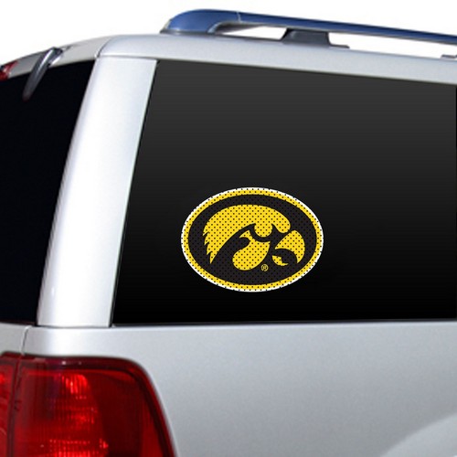 Iowa Hawkeyes Window Film 12 Inch Die Cut