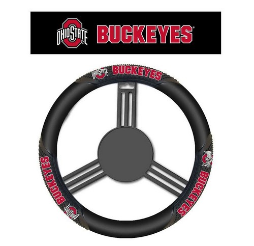 Ohio State Buckeyes Steering Wheel Cover - Massage Grip