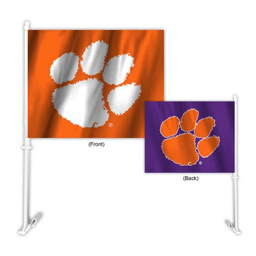 Clemson Tigers Flag Car Style Home-Away Design