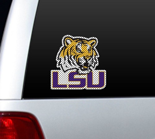 LSU Tigers Die-Cut Window Film - Large