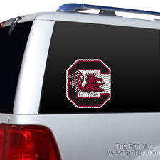 South Carolina Gamecocks Window Film 12 Inch Die Cut