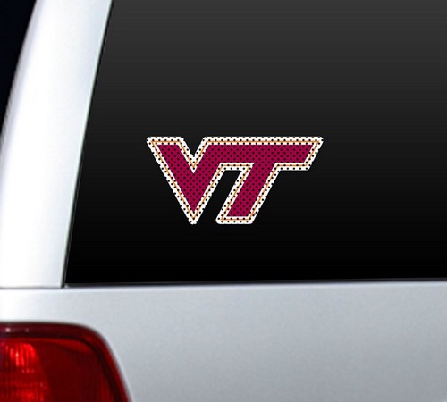 Virginia Tech Hokies Die-Cut Window Film - Large