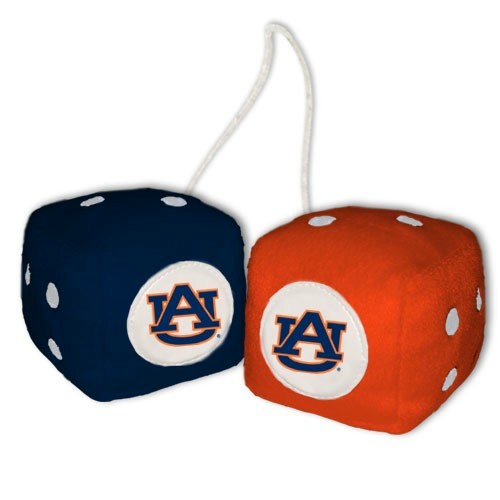 Auburn Tigers Fuzzy Dice