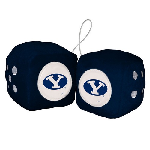 BYU Cougars Fuzzy Dice