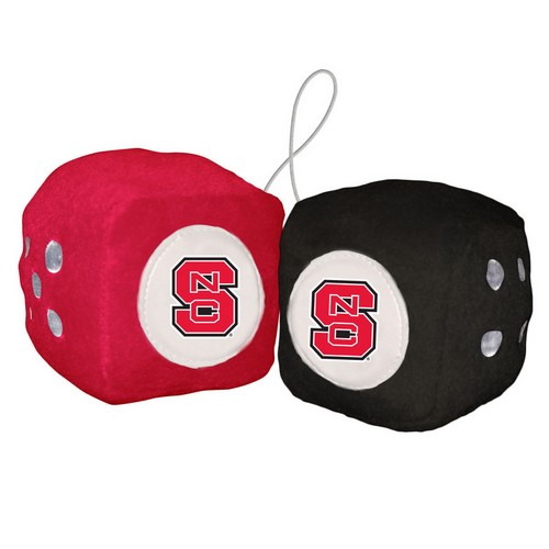 North Carolina State Wolfpack Fuzzy Dice