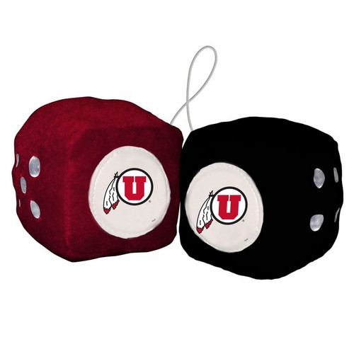 Utah Utes Fuzzy Dice