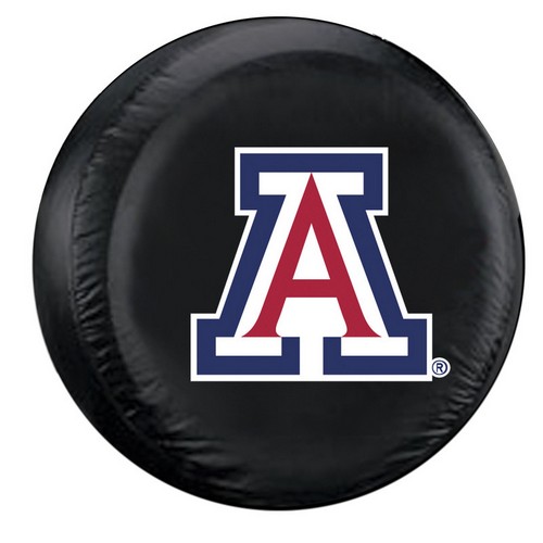 Arizona Wildcats Tire Cover Large Size Black