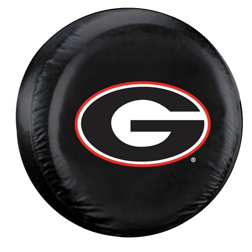 Georgia Bulldogs Tire Cover Standard Size Black