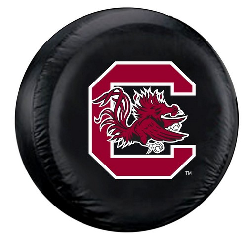 South Carolina Gamecocks Black Tire Cover - Standard Size