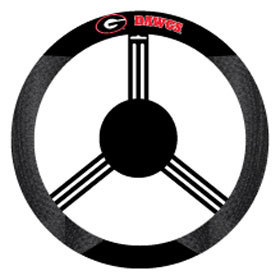 Georgia Bulldogs Steering Wheel Cover Mesh Style