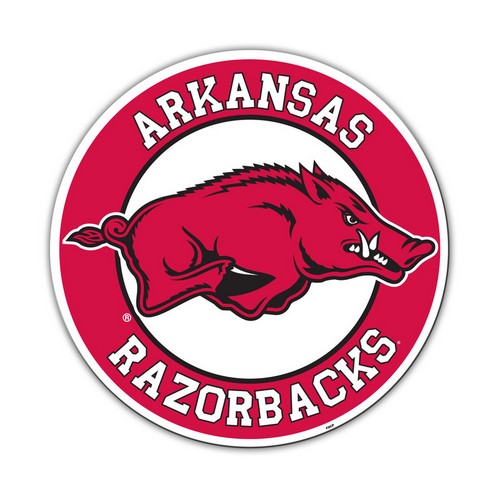 Arkansas Razorbacks Magnet Car Style 12 Inch