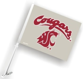 Washington State Cougars Car Flag