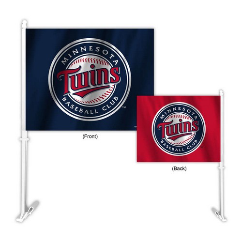 Minnesota Twins Flag Car Style Home-Away Design