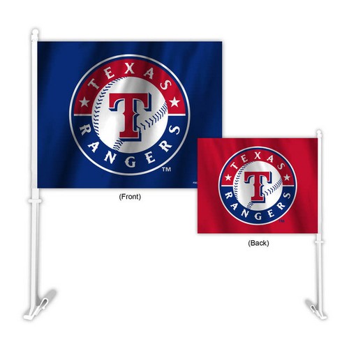 Texas Rangers Flag Car Style Home-Away Design