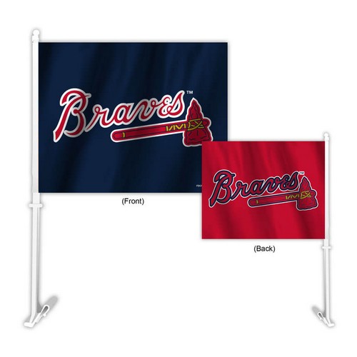 Atlanta Braves Flag Car Style Home-Away Design