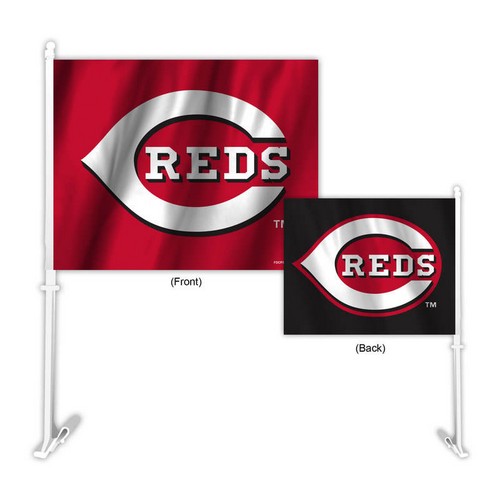 Cincinnati Reds Flag Car Style Home-Away Design