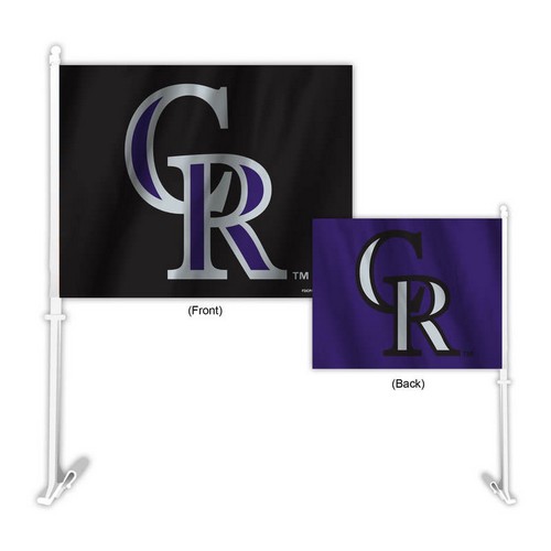 Colorado Rockies Flag Car Style Home-Away Design