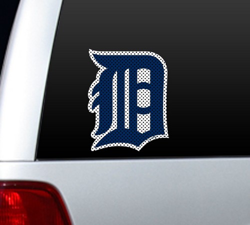 Detroit Tigers Die-Cut Window Film - Large