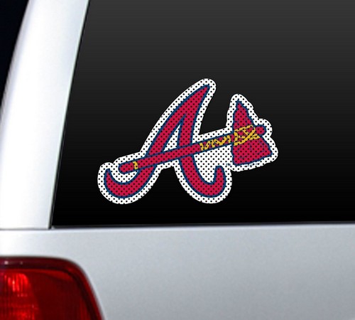 Atlanta Braves Die-Cut Window Film - Large