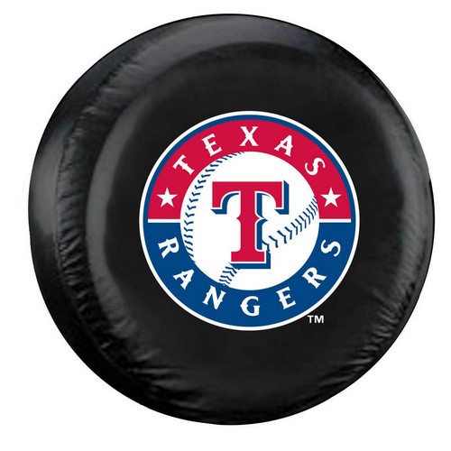 Texas Rangers Tire Cover Large Size Black