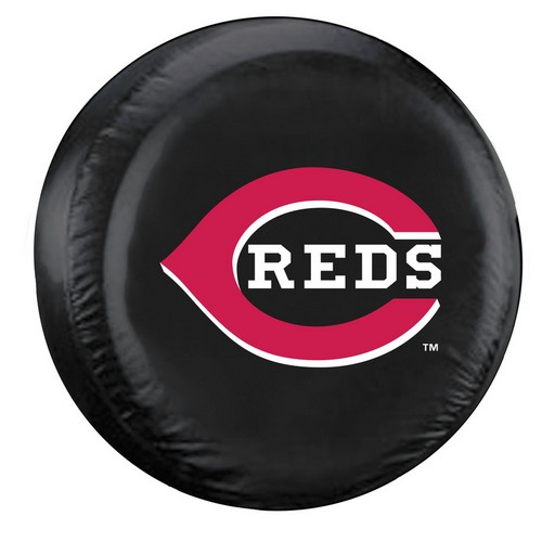 Cincinnati Reds Tire Cover Large Size Black