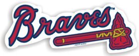 Atlanta Braves Magnet Car Style 12 Inch