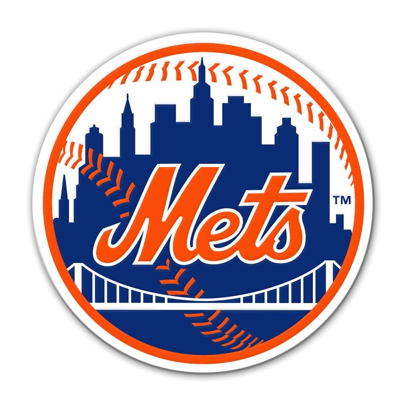 New York Mets Magnet Car Style 12 Inch