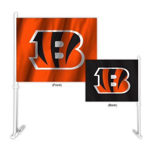 Cincinnati Bengals Flag Car Style Home-Away Design