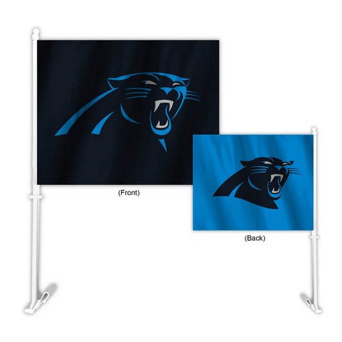 Carolina Panthers Flag Car Style Home-Away Design