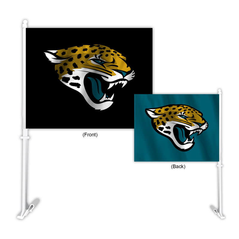 Jacksonville Jaguars Flag Car Style Home-Away Design