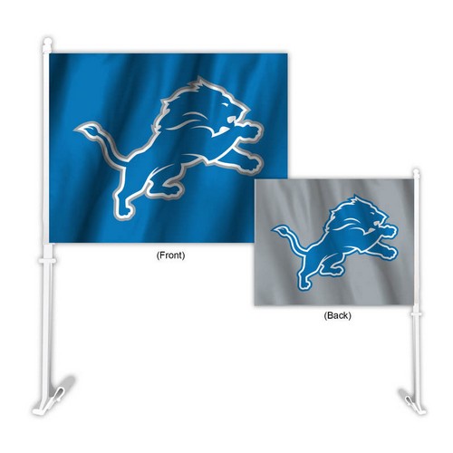 Detroit Lions Flag Car Style Home-Away Design