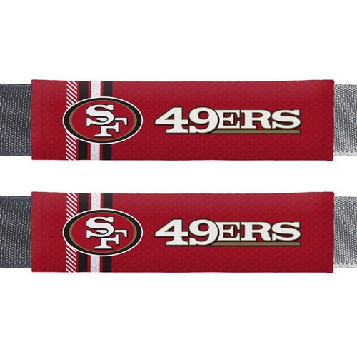 San Francisco 49ers Seat Belt Pads Rally Design