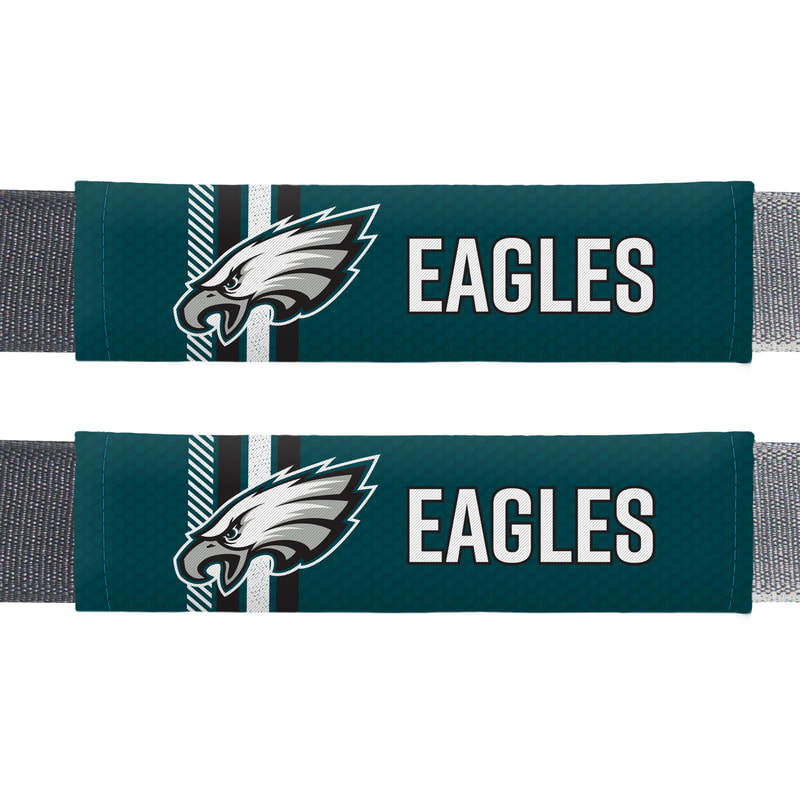 Philadelphia Eagles Seat Belt Pads Rally Design