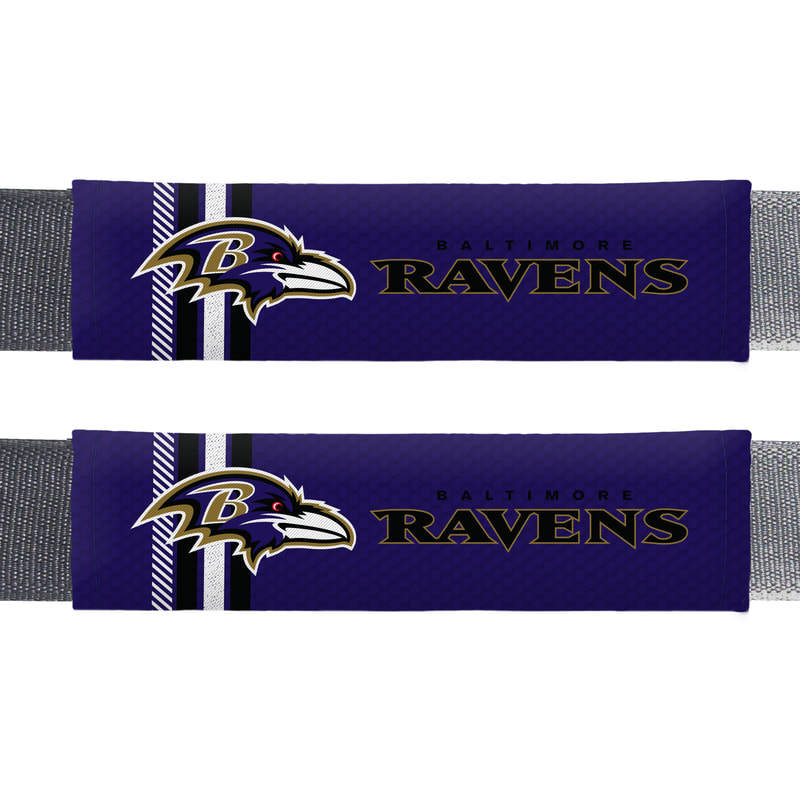 Baltimore Ravens Seat Belt Pads Rally Design