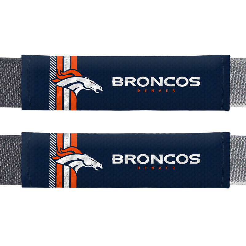 Denver Broncos Seat Belt Pads Rally Design