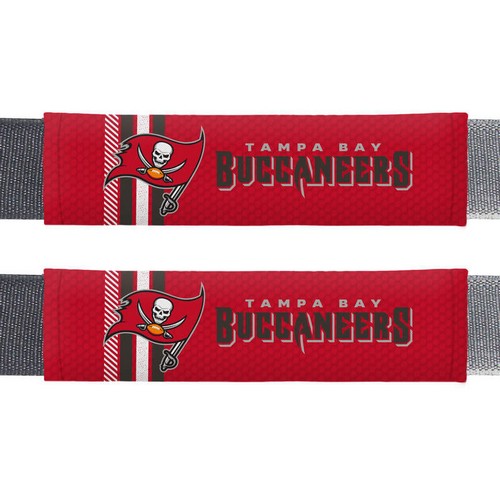 Tampa Bay Buccaneers Seat Belt Pads Rally Design