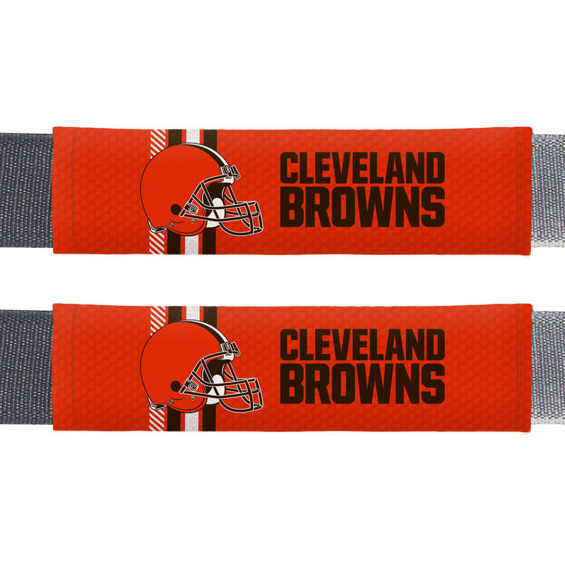 Cleveland Browns Seat Belt Pads Rally Design