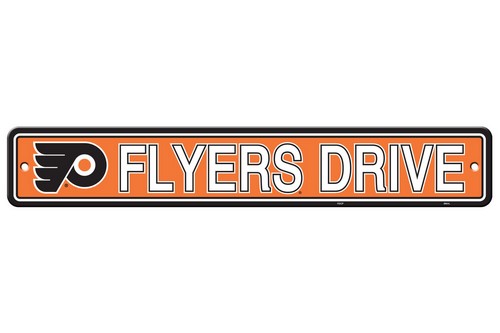 Philadelphia Flyers Sign 4x24 Plastic Street Style