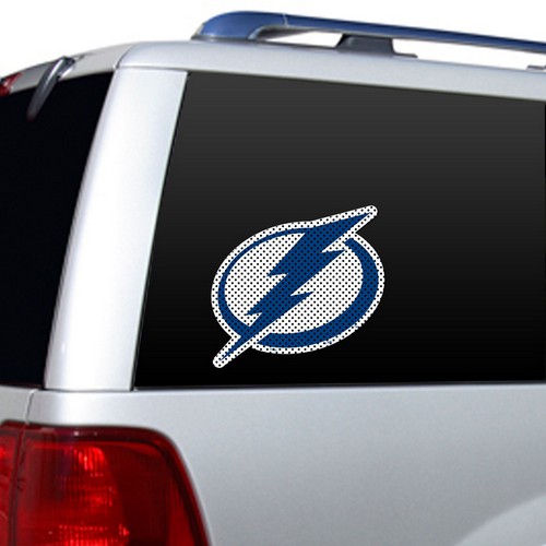 Tampa Bay Lightning Window Film 12 Inch Die Cut