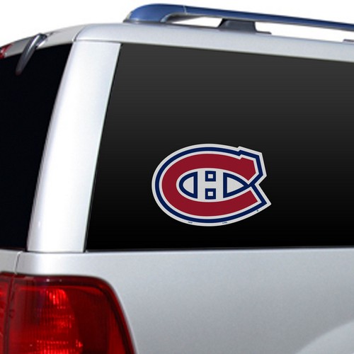 Montreal Canadiens Window Film 12 Inch Die Cut