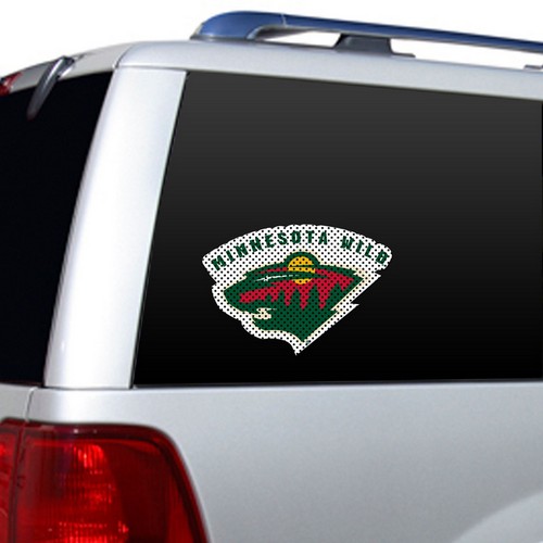 Minnesota Wild Window Film 12 Inch Die Cut