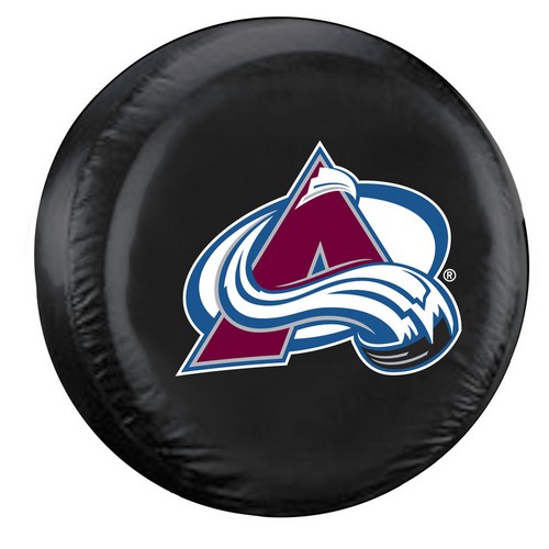 Colorado Avalanche Tire Cover Large Size Black