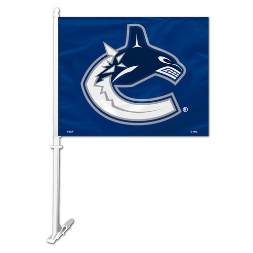 Vancouver Canucks Flag Car Style